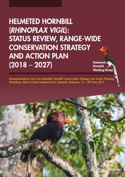 Helmeted Hornbill conservation strategy and action plan cover 
